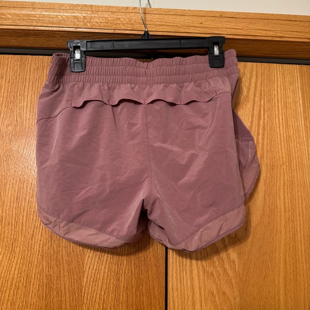 Women's Mauve pink Athleta shorts Shorts mesh racer run shorts 4” - Picture 6 of 8